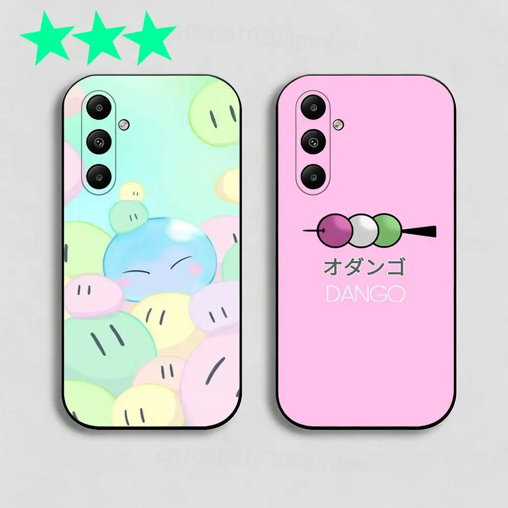 

Dango Daikazoku Phone Case For Samsung Galaxy A13,21s,22,31,32,40,52,71,A91 Soft Black Shell