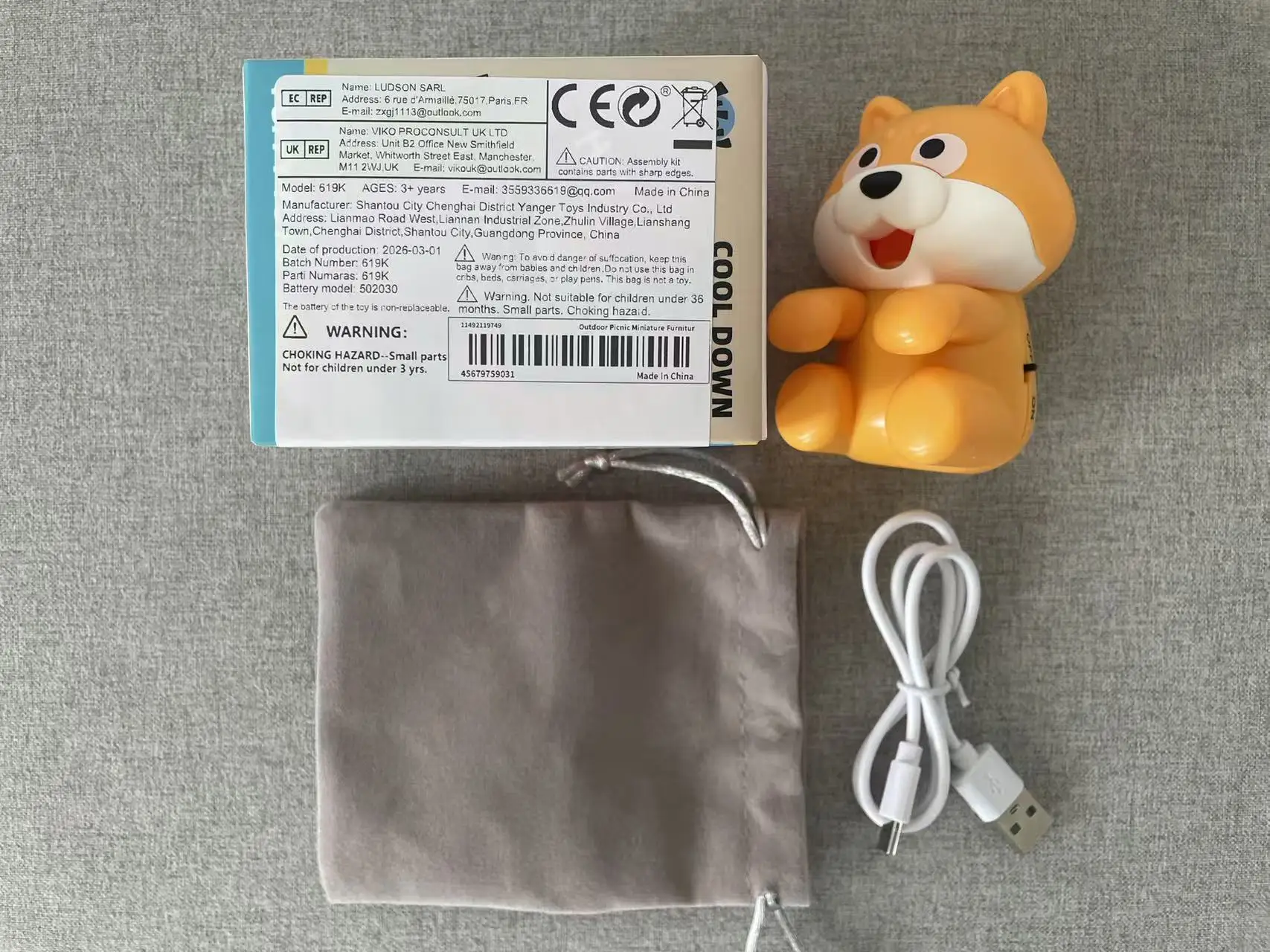Tiny & Cute Dog Shaped Robot Cooling Fan Cools Hot Food & Drinks, Making Mealtime Fun, Portable and Easy to Use Anywhere image 3
