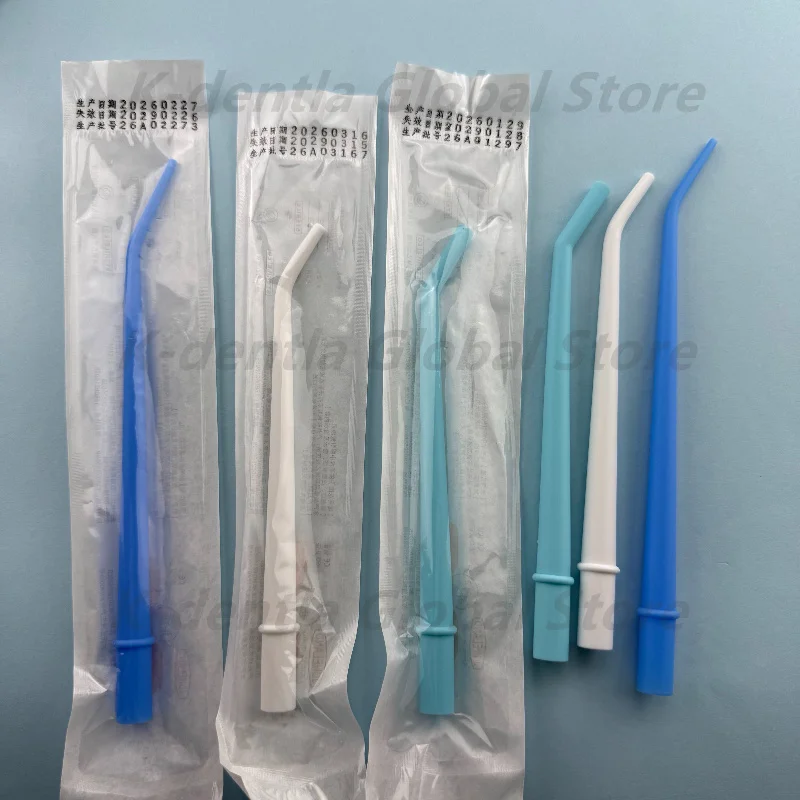 120Pcs Disposable Dental Suction Tips Saliva Ejector Dentistry Clinic Surgical Dental Suction tube Dentist Tools