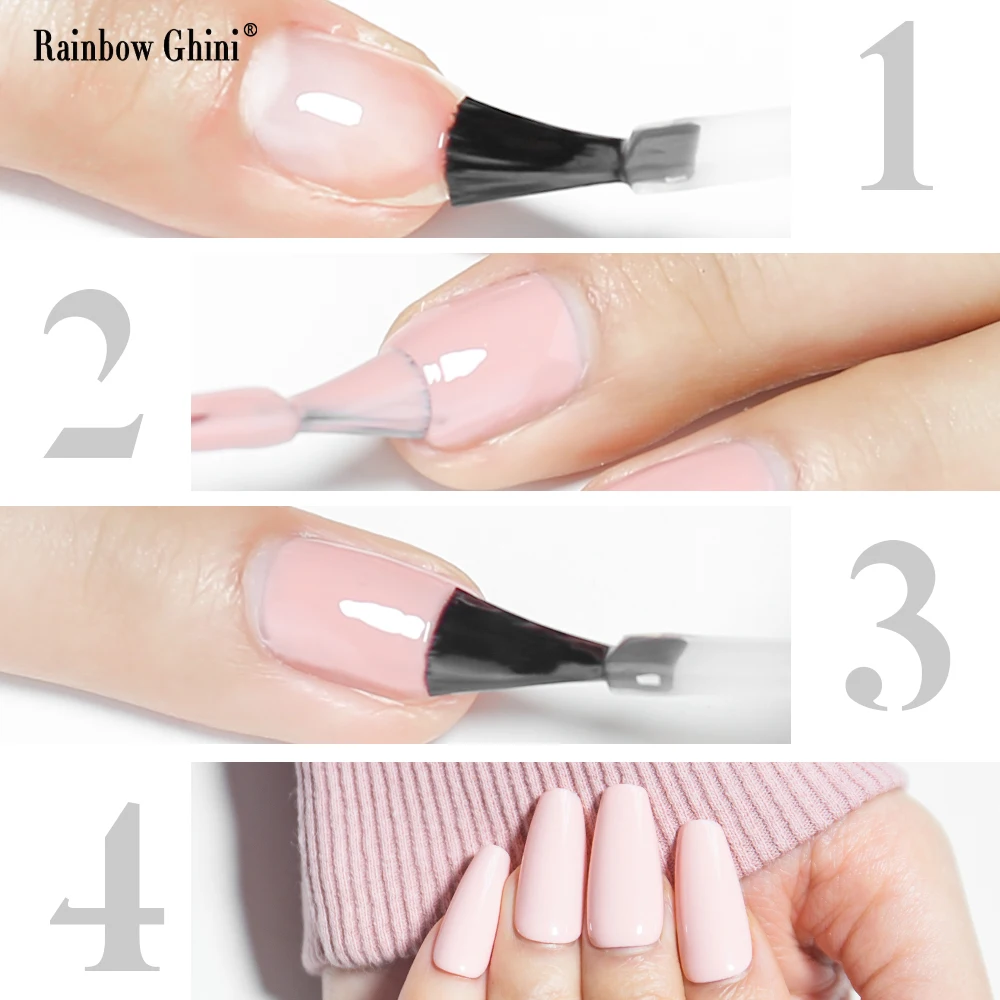 RG 8ML TPO HEMA Free Nude Solid Color Nagellack ​ ​   Cremefarbenes Finish Everyday Lila ​   Gel Polish Semipermanent Pastel Pink Gel