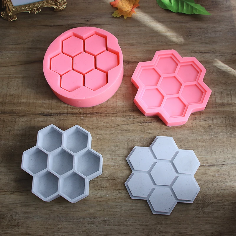 

Porous Plaster Box Silicone Mold Honeycomb Diy Concrete Planters Molds Trinkets Storage Box Containers Cement Diy Plant Pot Mold