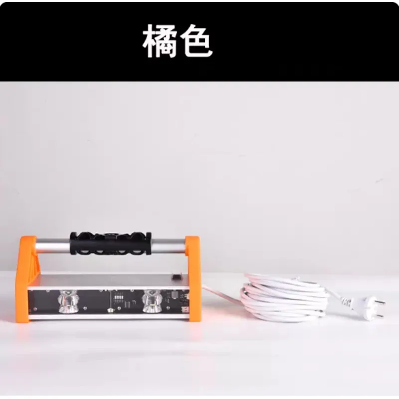 Corner Inspection Grinding Lamp, Dual & Triple Light, EU Plug, Paint Putty Sanding Light for Wall Polishing