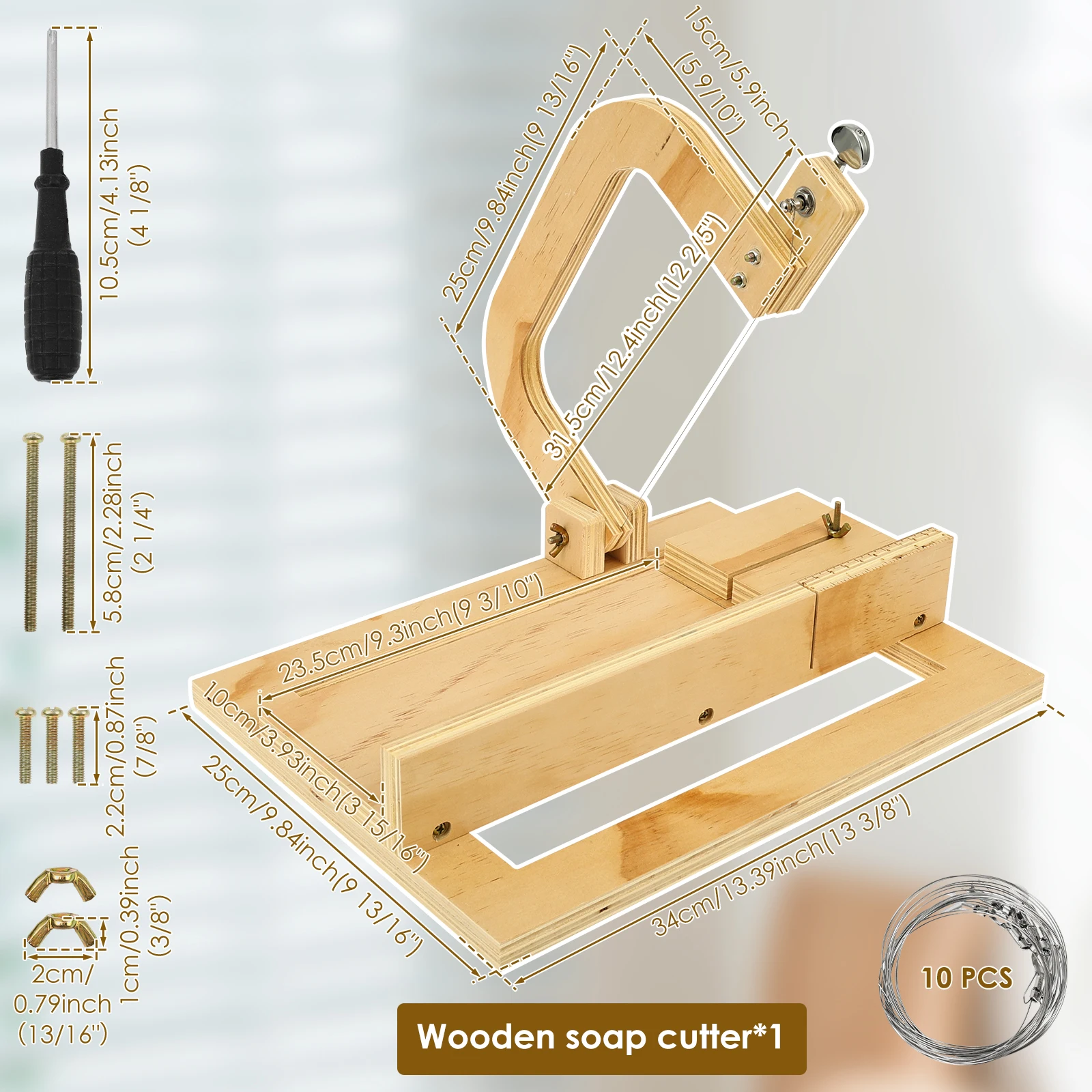 Wooden Soap Cutter Professiona - огляд і ціна Soap Making Starter Kit