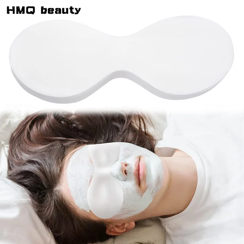 1000/500 Uds. Mascarilla de algodón para ojos, papel desechable DIY de algodón Natural, producto esencial, almohadillas ultrafinas para ojos, herramientas para el cuidado de la piel