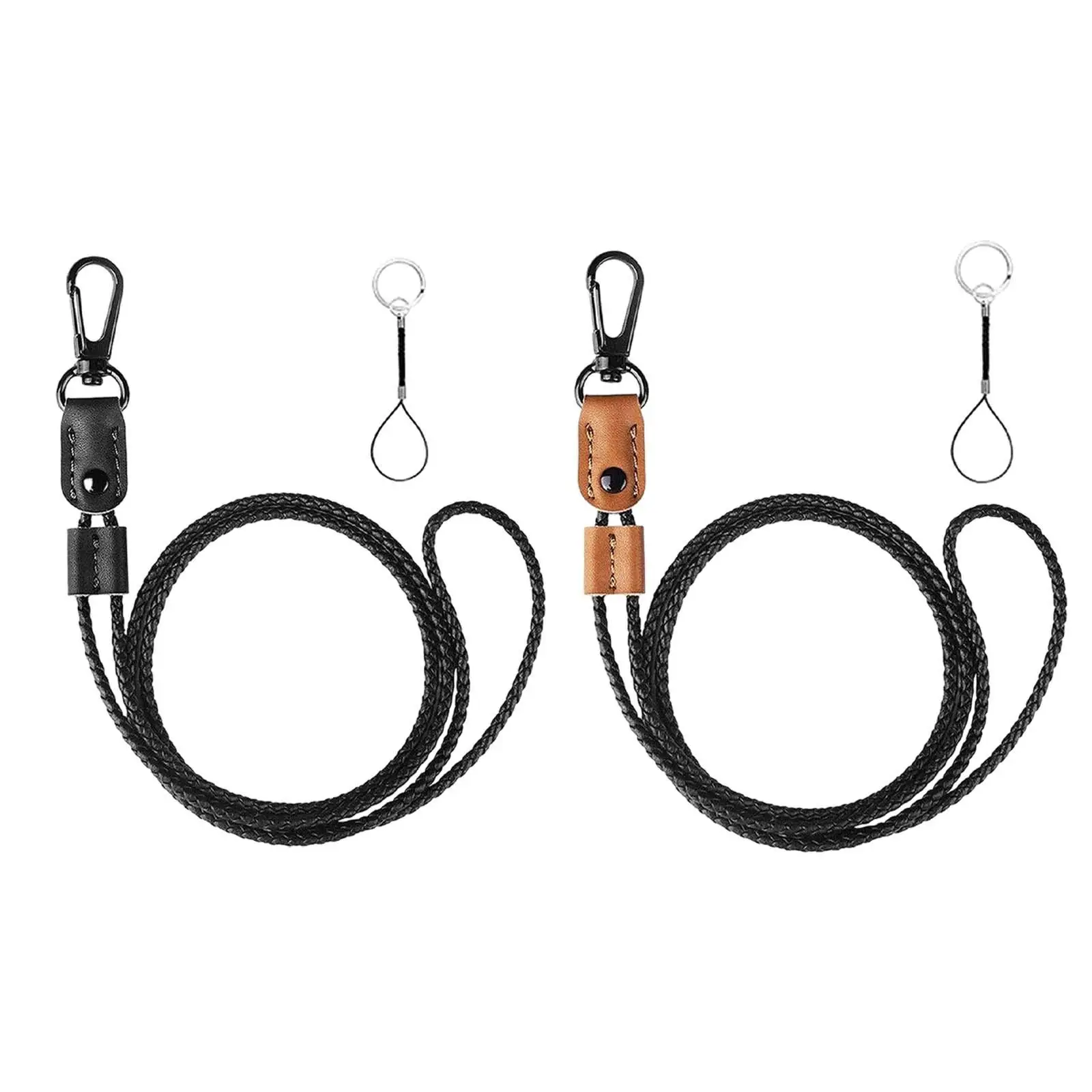 

Neck Lanyards Card Lanyard Adjustable Lanyard Id Hanging Lanyard Keychain Key Lanyard with Buckle for ID Badges Phones