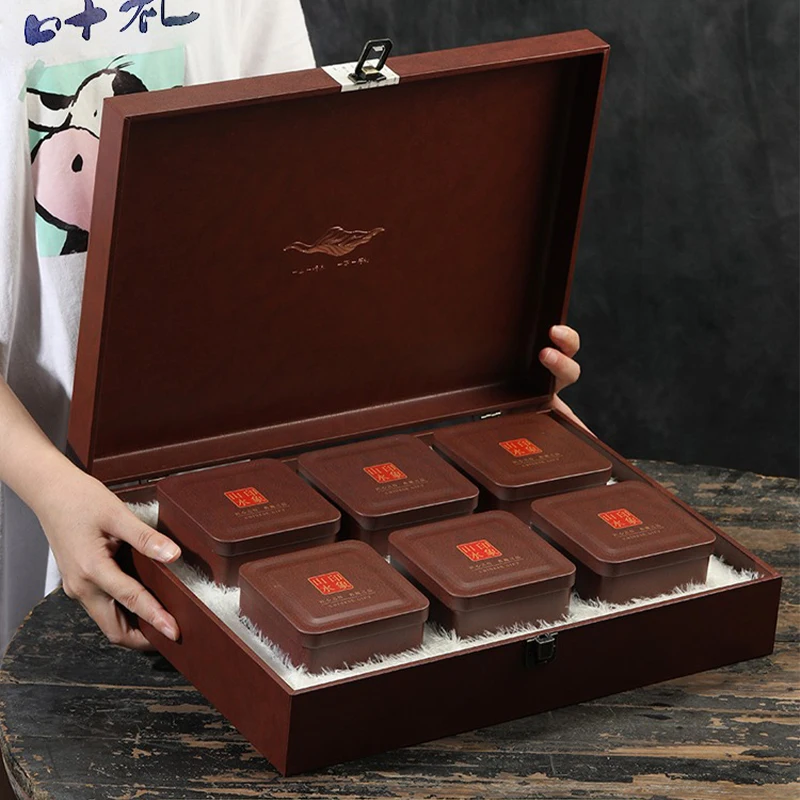 

Высококачественная китайская Подарочная коробка для чая Dahongpao Wuyiyan, Подарочная коробка для чая Oolong, отдельная маленькая металлическая коробка, декоративная коробка, пригодная для переработки