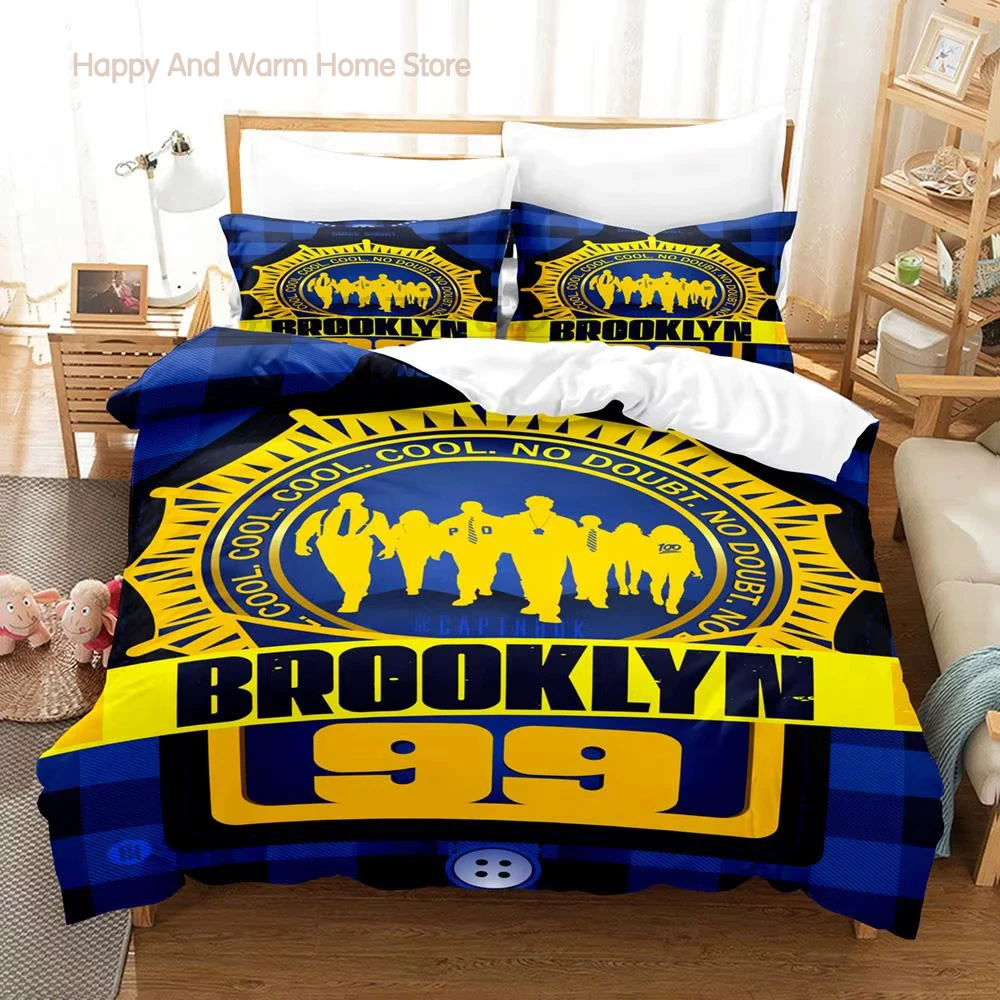 

2025 Brooklyn-Nine-Nine Bedding Set Single Twin Full Queen King Size Bed Set Aldult Boys Bedroom Duvetcover Sets 3D Print New