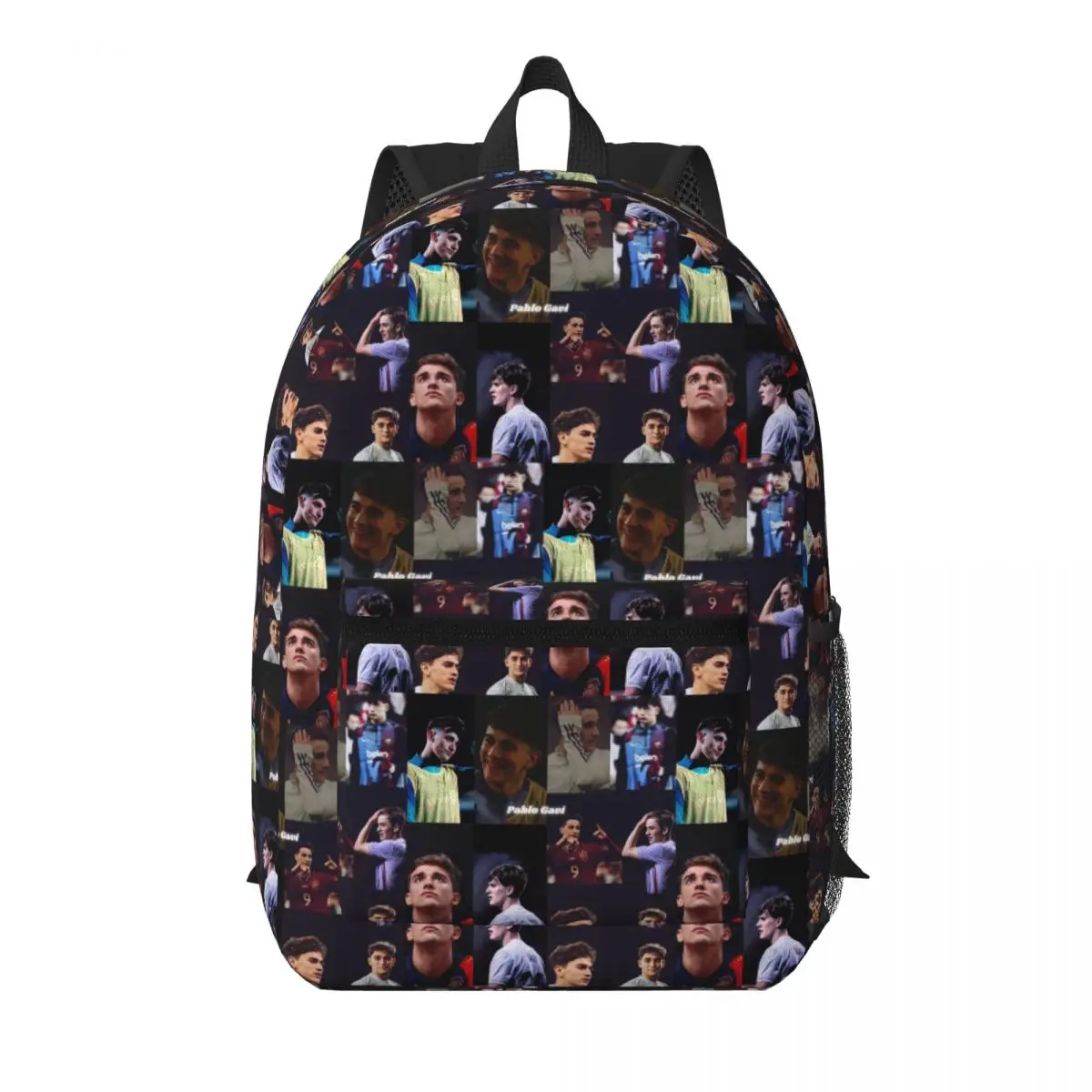 Pablo Gavi Aesthetic Student Backpack School Bag Hiking Travel Daypack for Men Women Bookbag Shoulder Bags