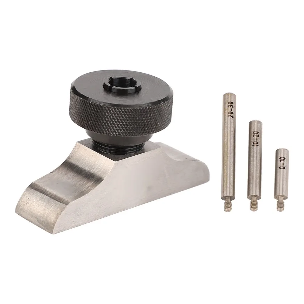 Stainless Steel Depth Dial Indicator Base Threaded Knob 63x17mm Depth Gauge Holder Stable Clamping Depth Micrometer Stand DIY - view 3