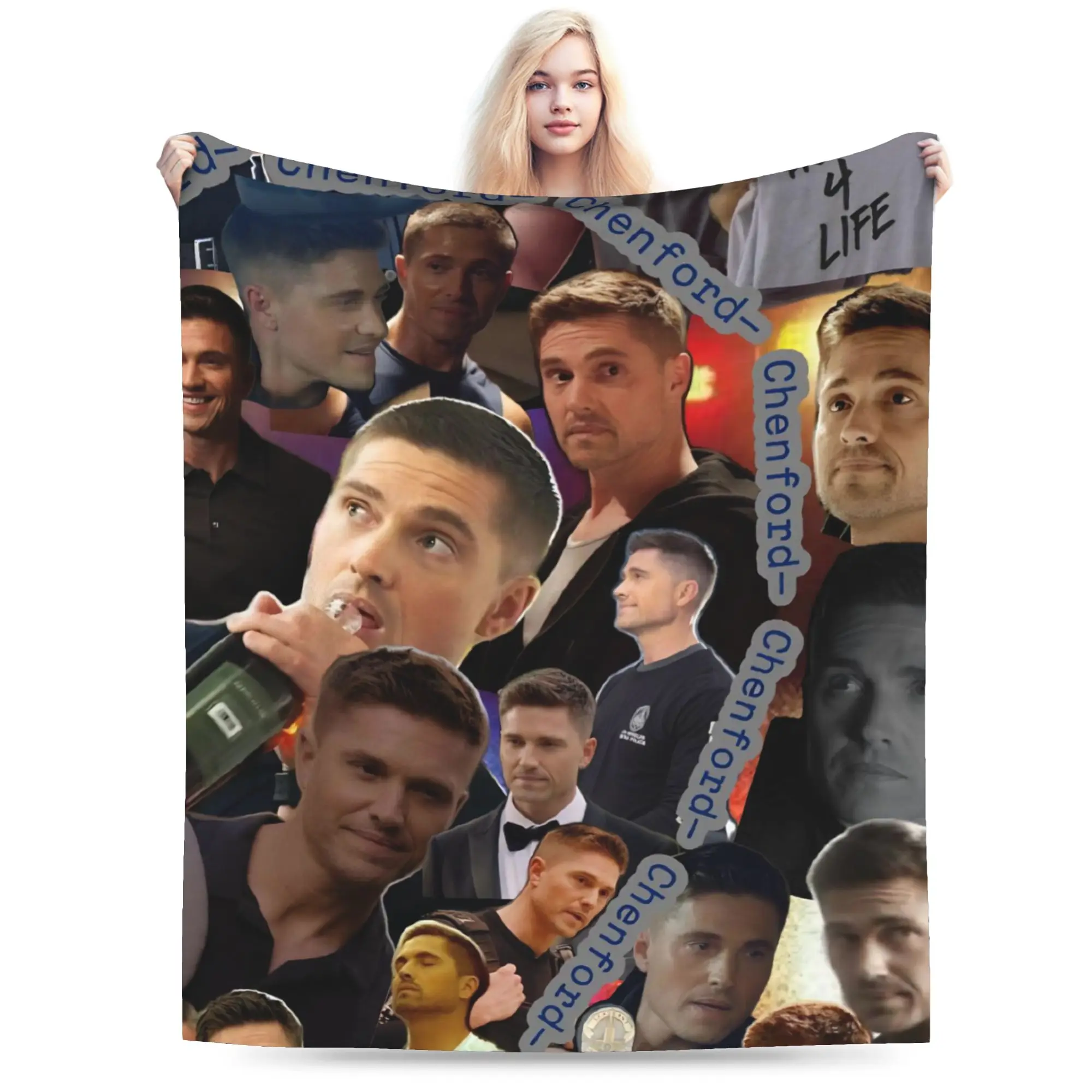 

Tim Bradford Soft Warm Blanket TV Girls Boys Plush Bedding Throws Fluffy Couch Bed Flannel Bedspread Sofa Bed Cover