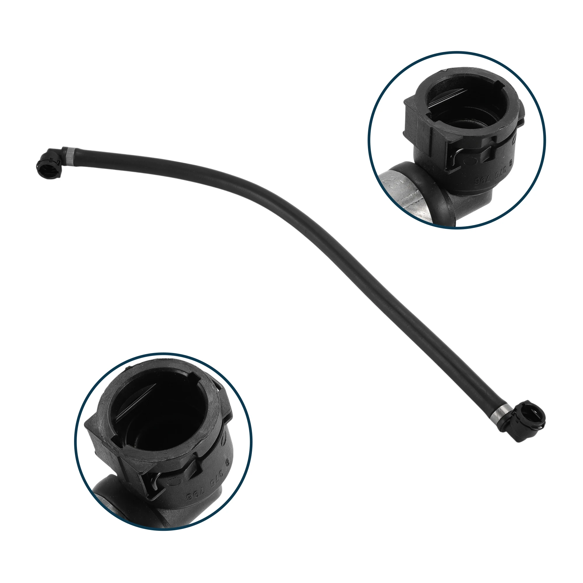 

UXCELL Radiator Hose Heater Hose No.17111439125 for BMW 5 Series 1995-2004 Rubber Cooling Liquid Tube Black 1 Pc