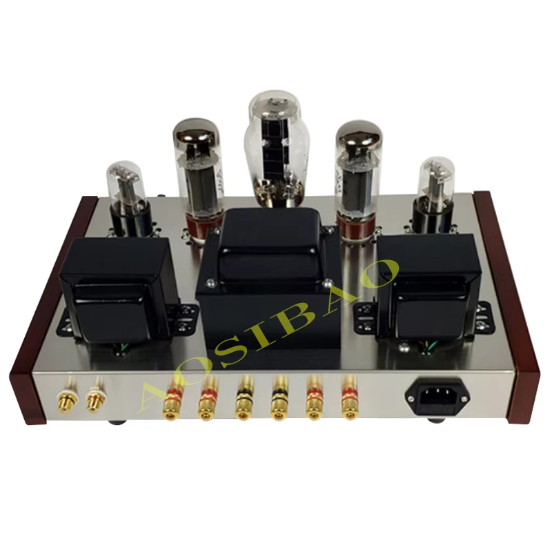 AIYIMA SMSL 6N9P EL34 Vacuum tube Amplifier 13W+13W Single-ended Class A Tube Amplifier 5z3p Rectificat DIY Audio Power Amp kit