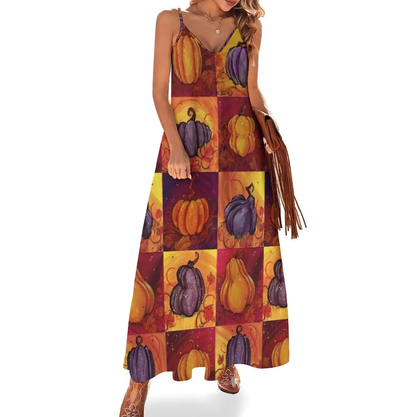 

Pumpkin Patch Sleeveless Dress dress summer 2025 women Long veiled dresses dresses for woman 2025 cocktail dresses