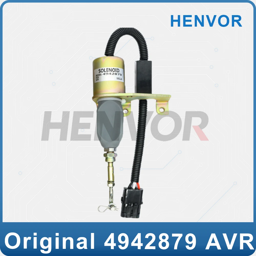 

Generator Engine Stop Flameout Oil Shutdown Solenoid Valve 4942879 D59 002 01A 5295567 SD 008A2 Replacement