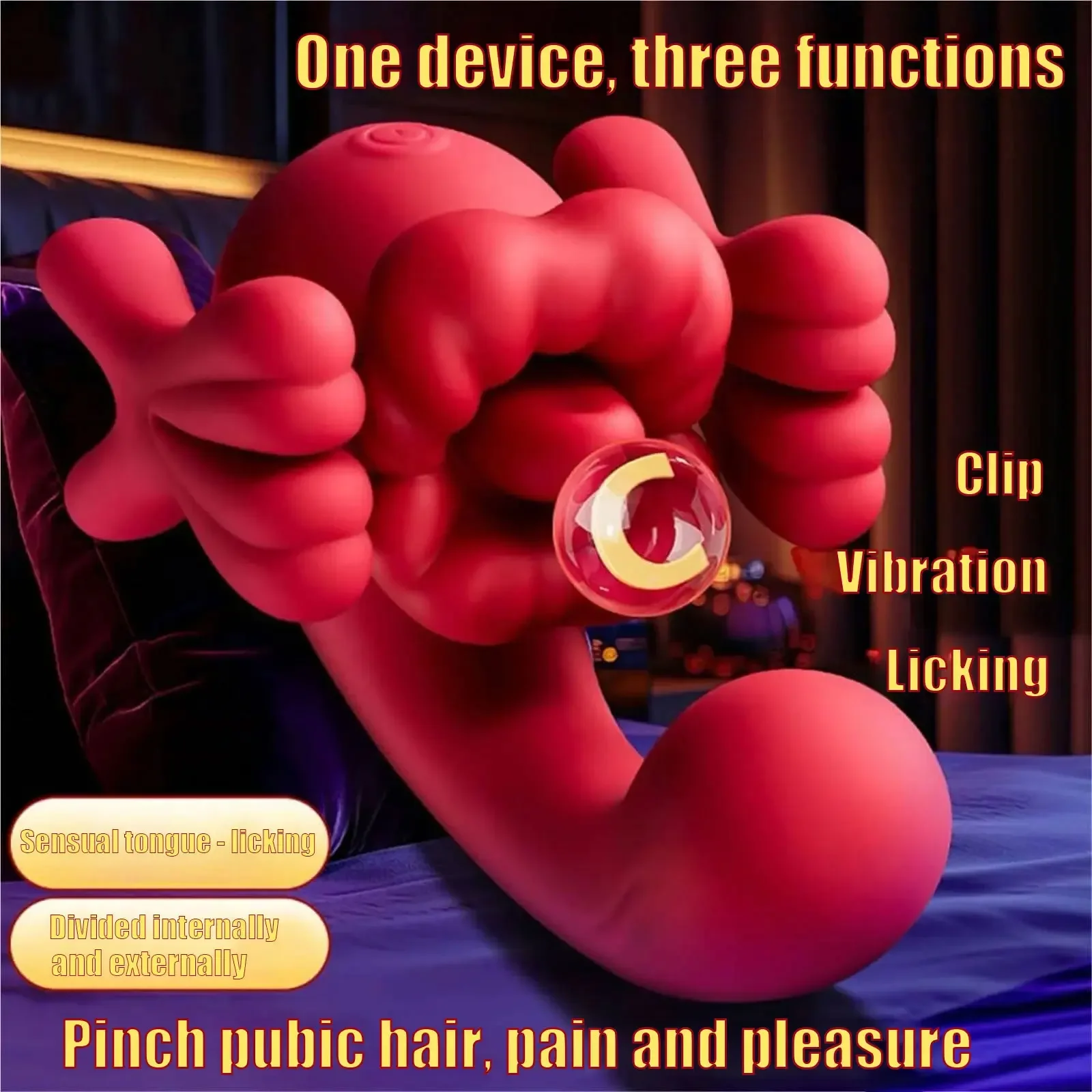 2025 3in1 اللسان لعق هزاز للنساء G بقعة البظر محفز دسار جهاز تدليك للمهبل الإناث الاستمناء لعبة الجنس الكبار #1