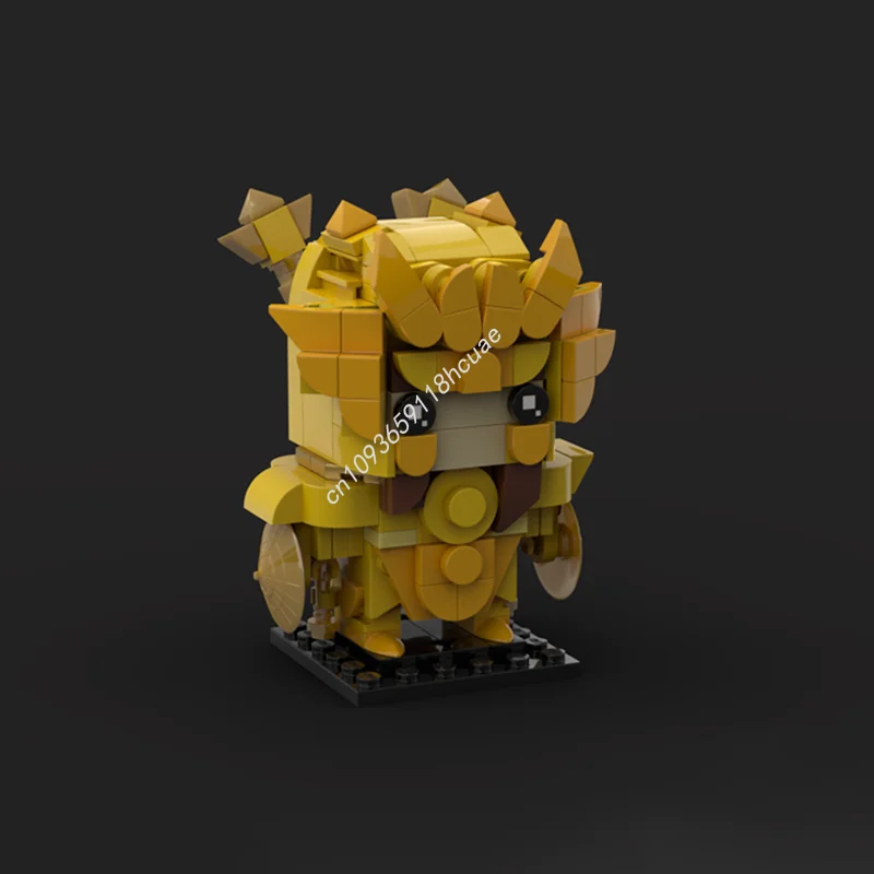 482pcs MOC Libra Dohko Seiyass Brickheadz Building Blocks Christmas Gift Limited Edition Architecture Ideal for Showcase