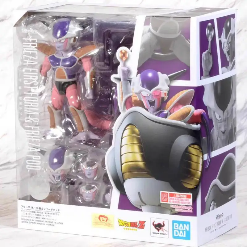 

16cm Bandai Original Dragon Ball Z 16cm Frieza S.h.figuarts Action Figure Shf First Form Frieza Space Pod Collectible Gift Toy