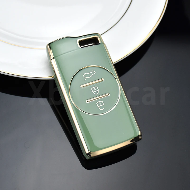 Auto Accessories Key Cover Shell for Chery Tiggo 8 Arrizo 5 7 Pro EQ7 5x 3x Tiggo 7 Pro 2020 Gx TPU Car Key Case Holder