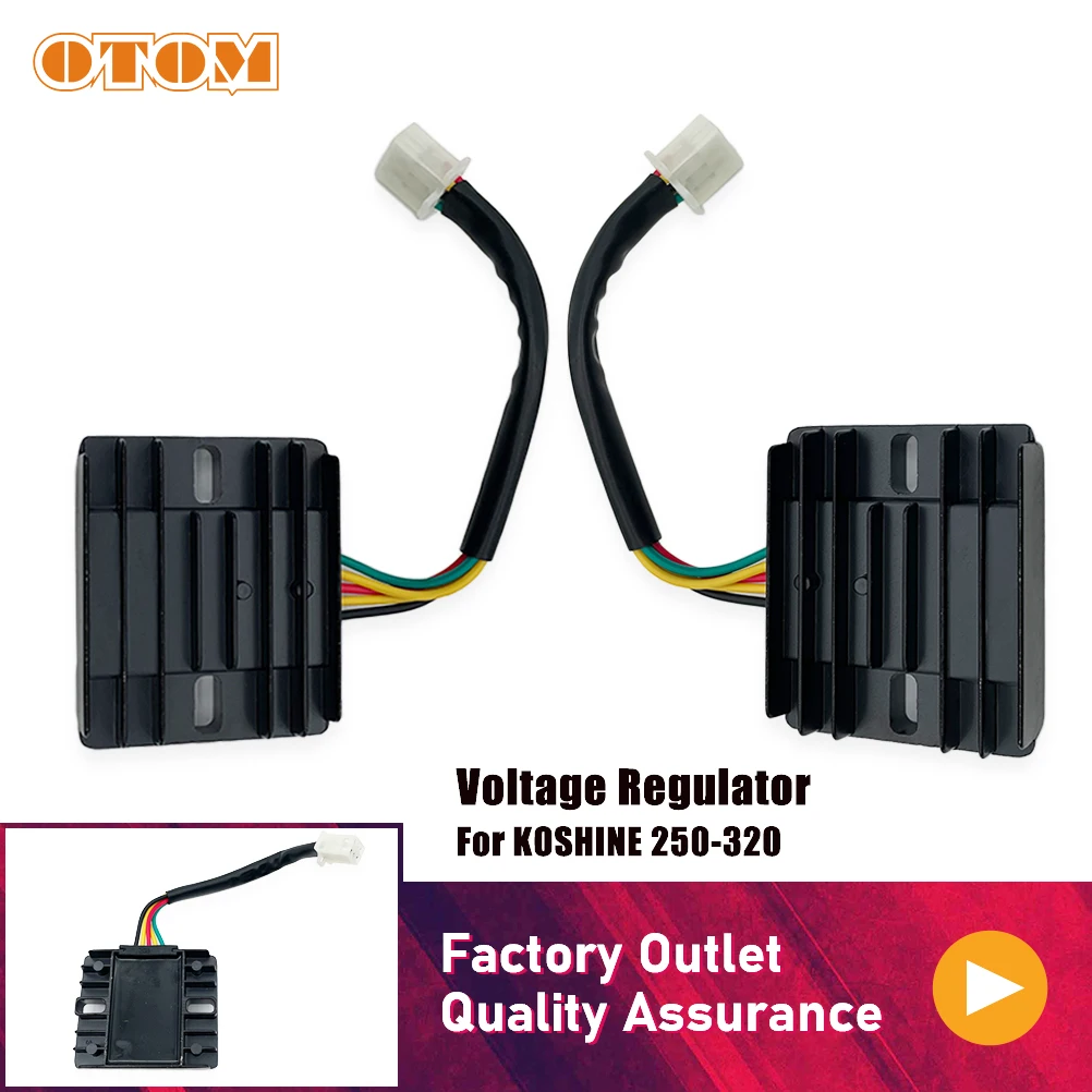 

OTOM Motorcycle Voltage Regulator For KOSHINE 250-320 Motorcycle Equipment Accessories