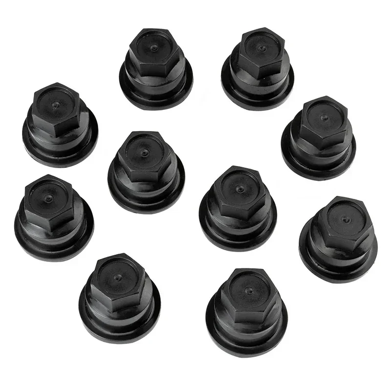 20pcs 15661036 Car Black Plastic Wheel Lug Nut Covers Cap 9593028 For Chevrolet S10 Blazer For Gmc Wheel Car Valve Cap Tire Caps