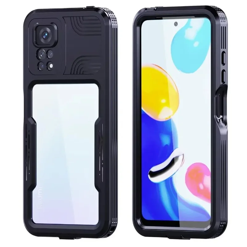 

For Xiaomi Redmi Note 11 11S 12 Waterproof Phone Case Swimming Underwater Photo Protect Funda For Redmi Note13 12Pro 5G 11 Cover