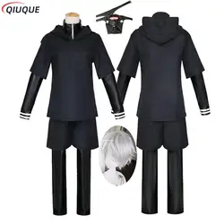 OKE EKI KEN-Costume de Cosplay pour Homme, Sweat à Capuche, Veste, Pantalon, Short, Ensemble Complet, Tenues, Uniformes, Masques, Bande Dessinée, Accessoires Imbibés