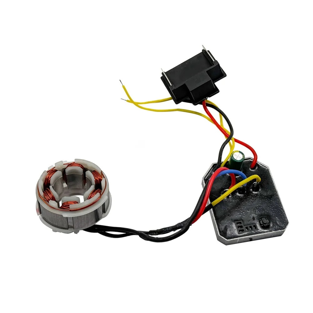 21V Brushless Motor Assembly Heat Dissipation Replacement Controller Assembly With Angle Grinder Stator Kit