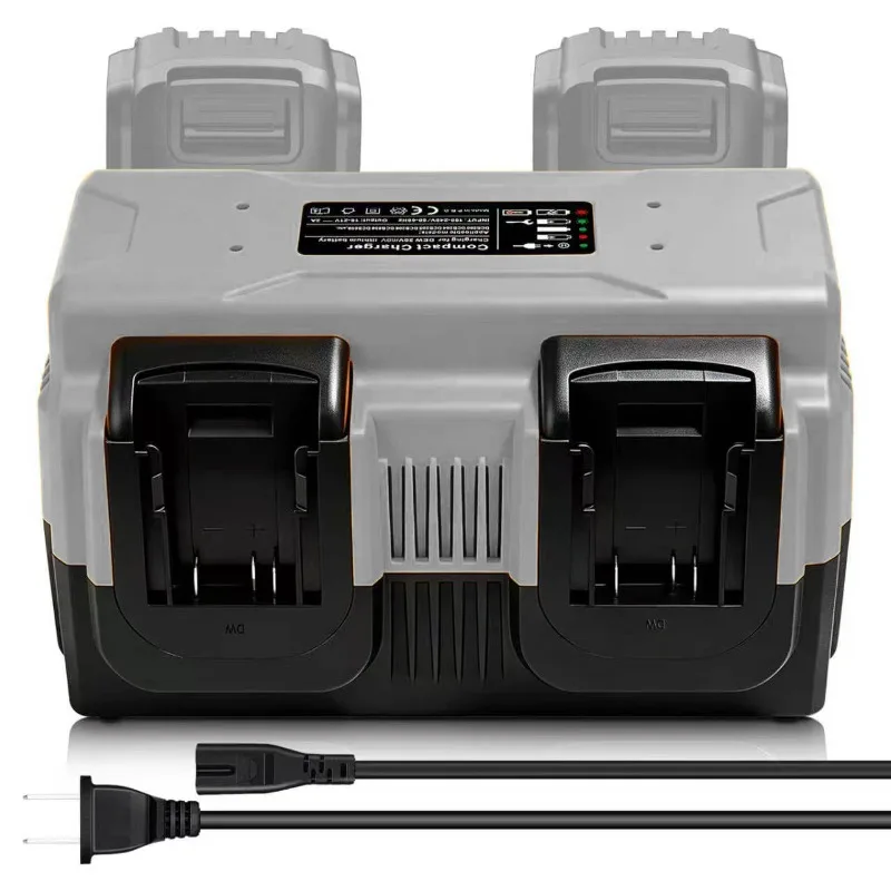replacement-battery-charger-4-port-portable-battery-fast-charger-for-makita-milwaukee-craftsman-bauer-18-20v-lithium-batteries