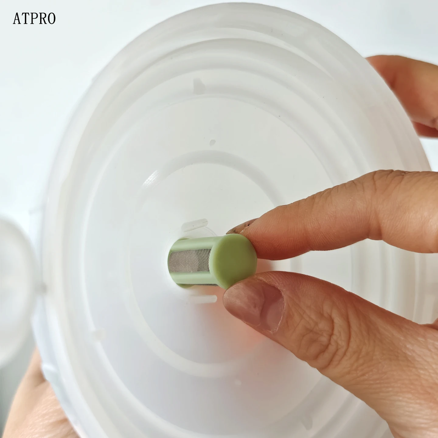 Pantalla de filtro hecha en chino no Original, cilindro verde, Universal para pintura a base de aceite/agua, compatible con pintura desechable SATA C, 5 uds.