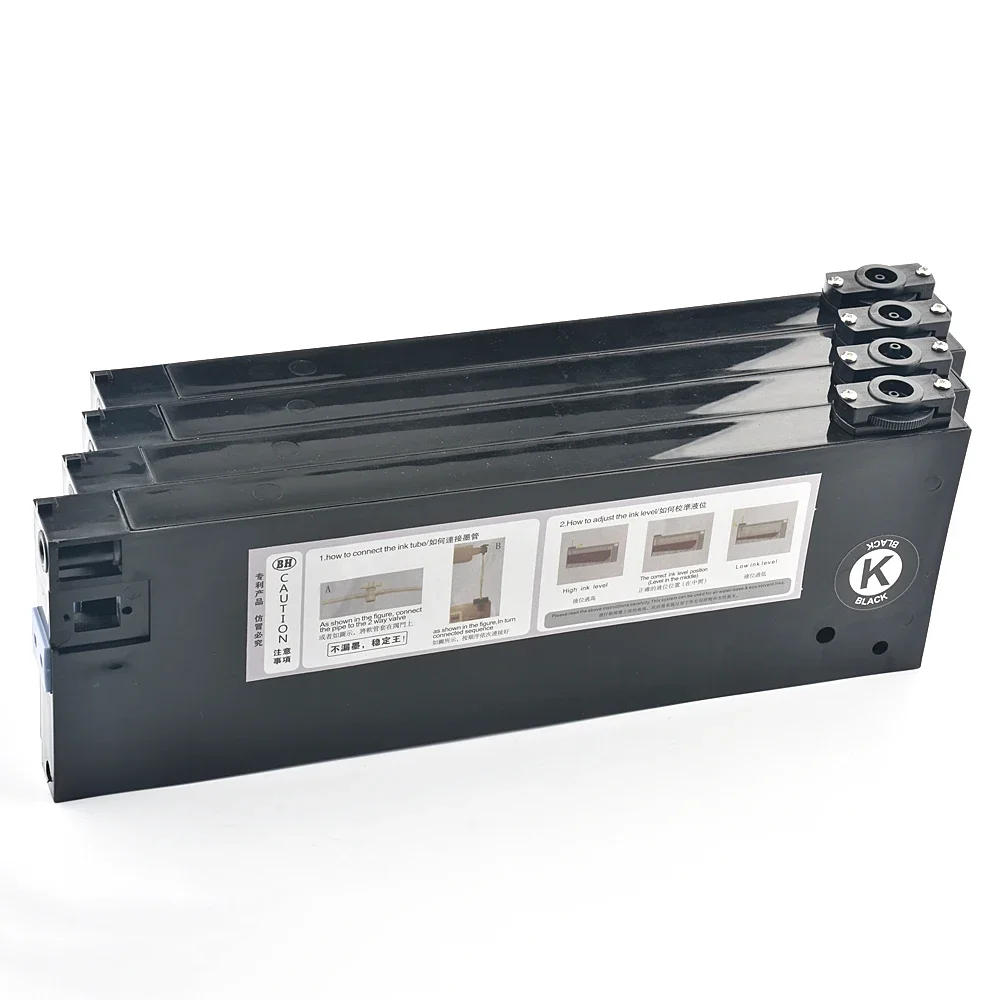 

4 PC 220ml Empty Refill UV Ink Cartridge for Roland/Mimaki/Mutoh and Other Printer Bulk Continuous Ink Supply System