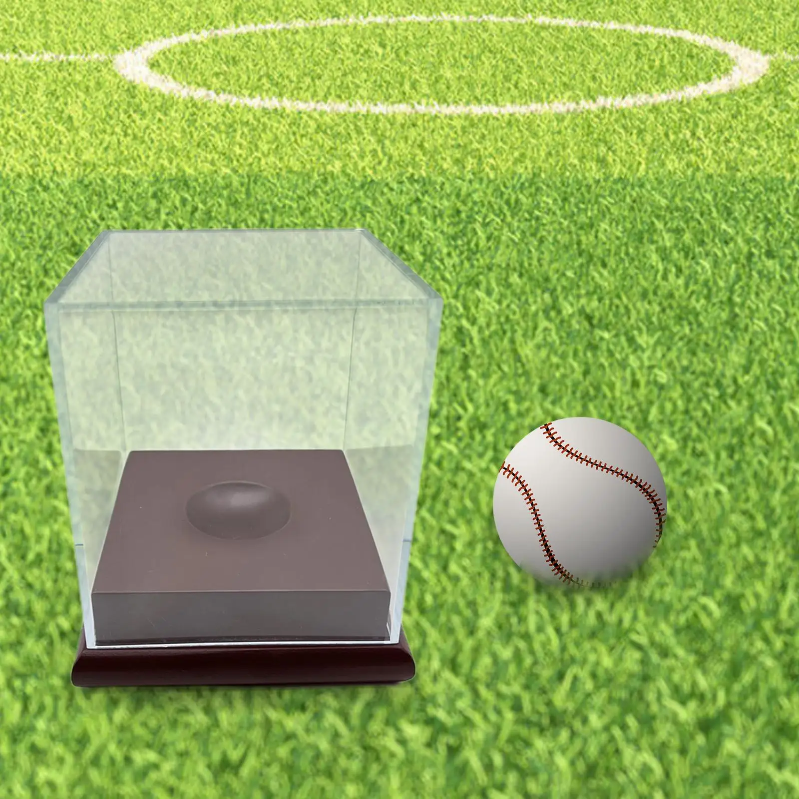 

Baseball Display Case Clear Memorabilia Display Box for Memorabilia Baseball Souvenir Storage Box Holder Fits Official Size Ball