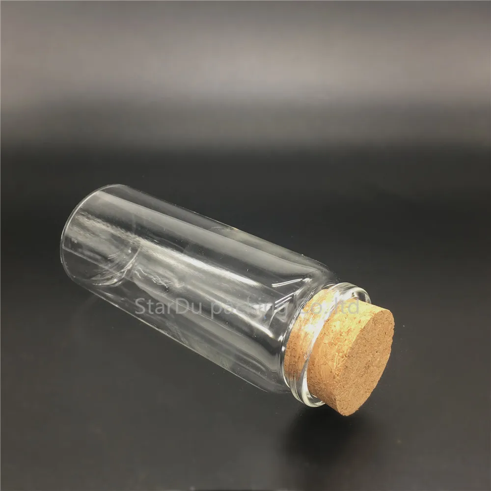 Free Shipping Cork Jar 500pcs 150ml Glass Bottle Sealed bottle,100g Cork Bottle Container Of High Quality Chemical Experiment