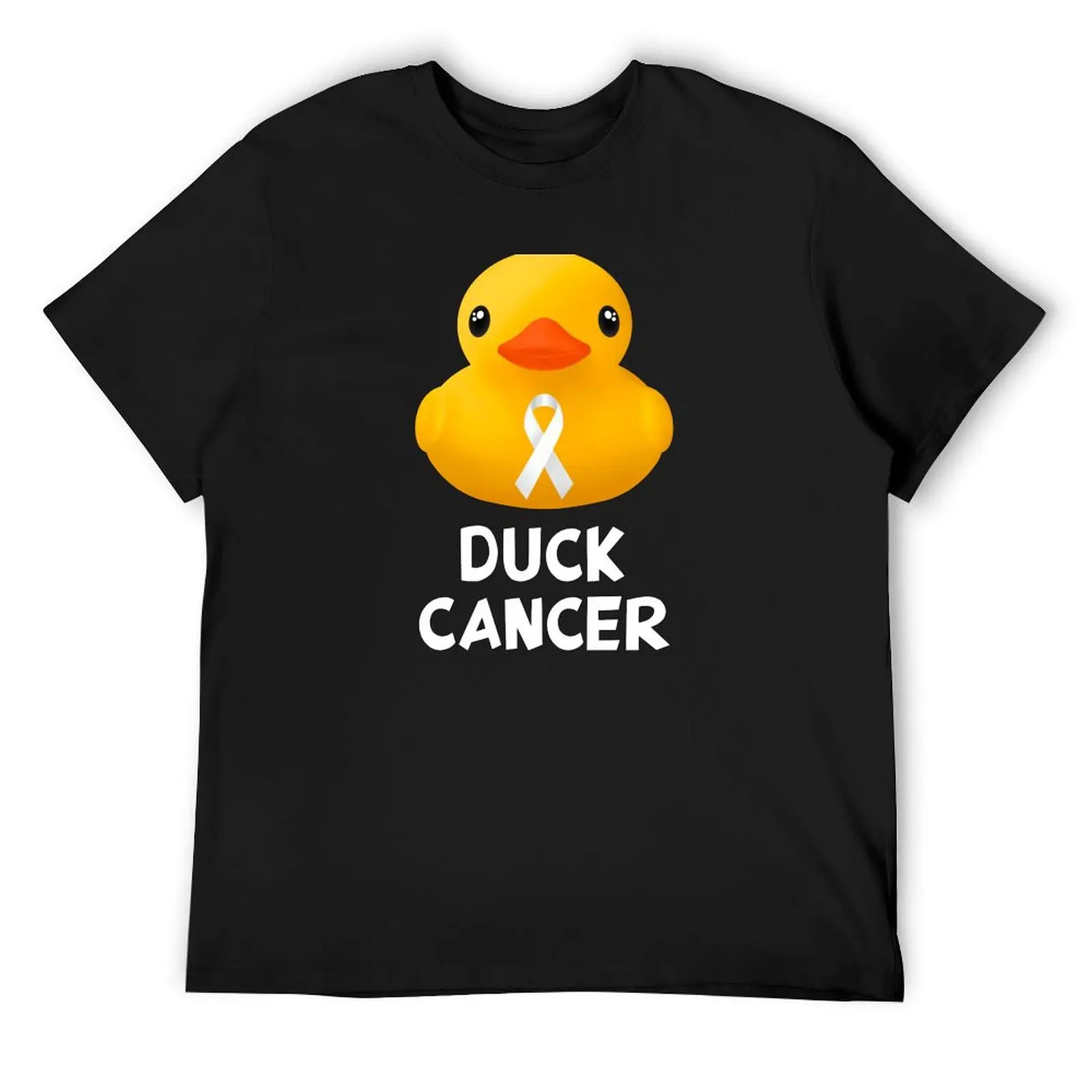 Lung Cancer Duck Cancer T-Shirt plus sizes man clothes new edition T-shirts for men cotton