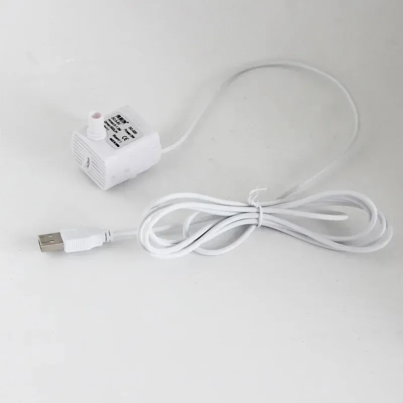 مضخة مياه USB صغيرة ، مضخات غاطسة صغيرة ، موزع مياه للحيوانات الأليفة لنافورات المسبح ، فلتر الجنينة ، تيار مستمر 5 فولت ، 3 واط ، 500 لتر في الساعة