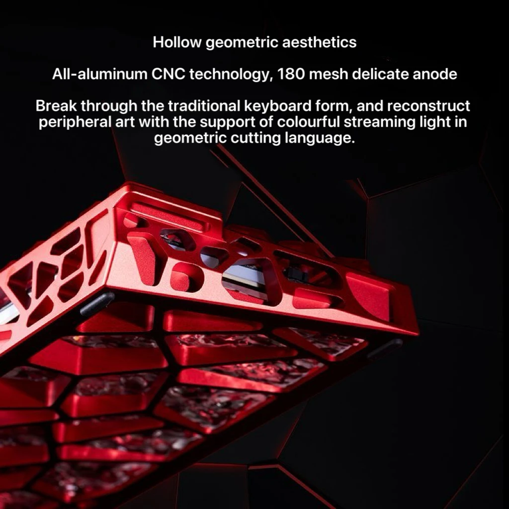 Клавиатура MAD Light 60HE для киберспорта, веб-привод, проводное соединение, полая клавиатура с магнитной осью