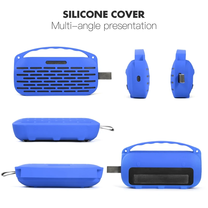 New-Silicon Case For Bose Soundlink Flex 2Nd Gen Bluetooth Speaker Travel Carrying Case Shockproof Anti-Fall Pouch