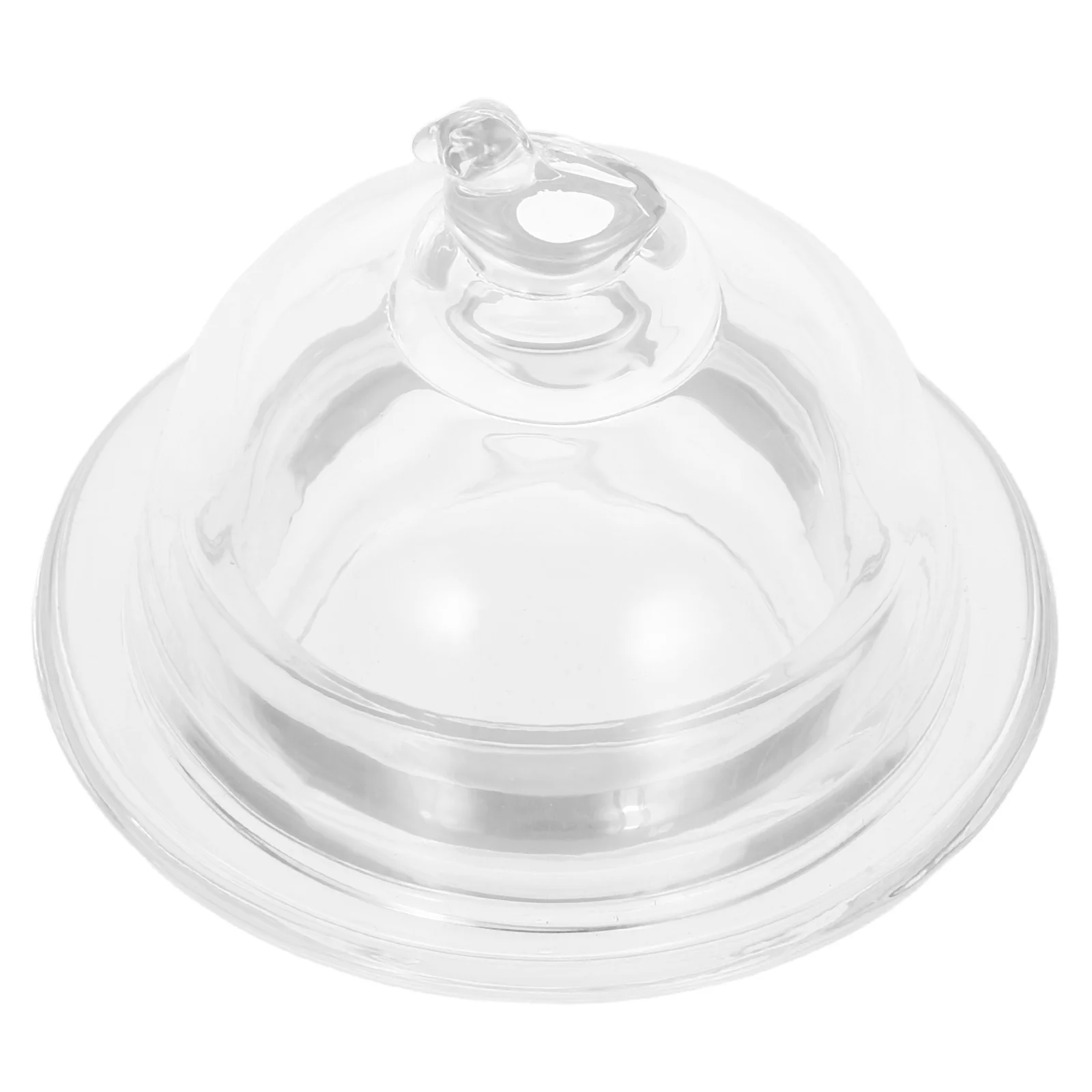 

Small Round Clear Glass Ink Dish Dome Lid Calligraphy Sumi Holder Bowl for Traditional Art Japanese Painting Practice Supplies