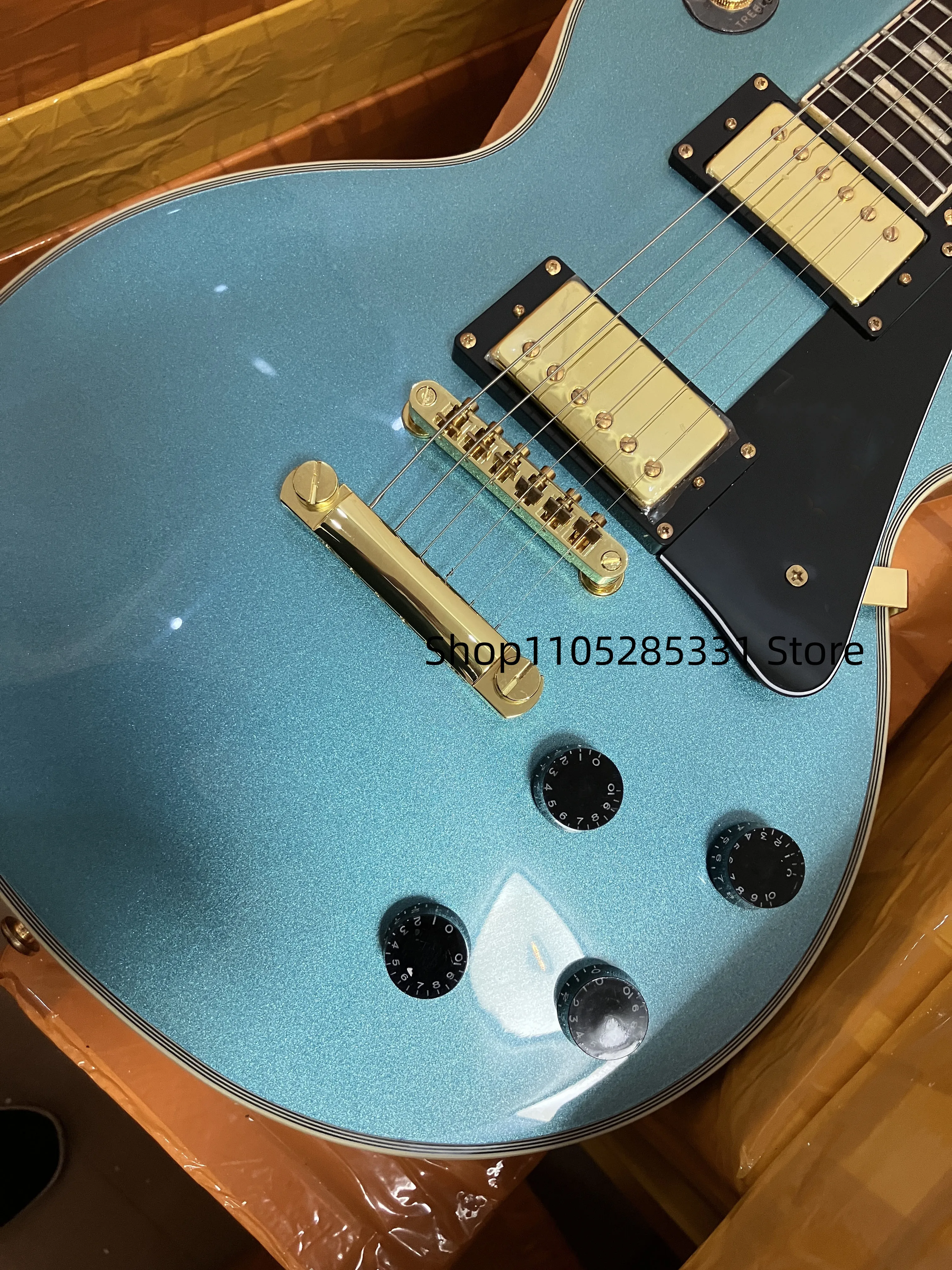 7-8 Days Delivey)6string Rosewood Fretboard Cu.sto.m Flame Maple Sta.nda.rd Electric Guitar  ZX0062