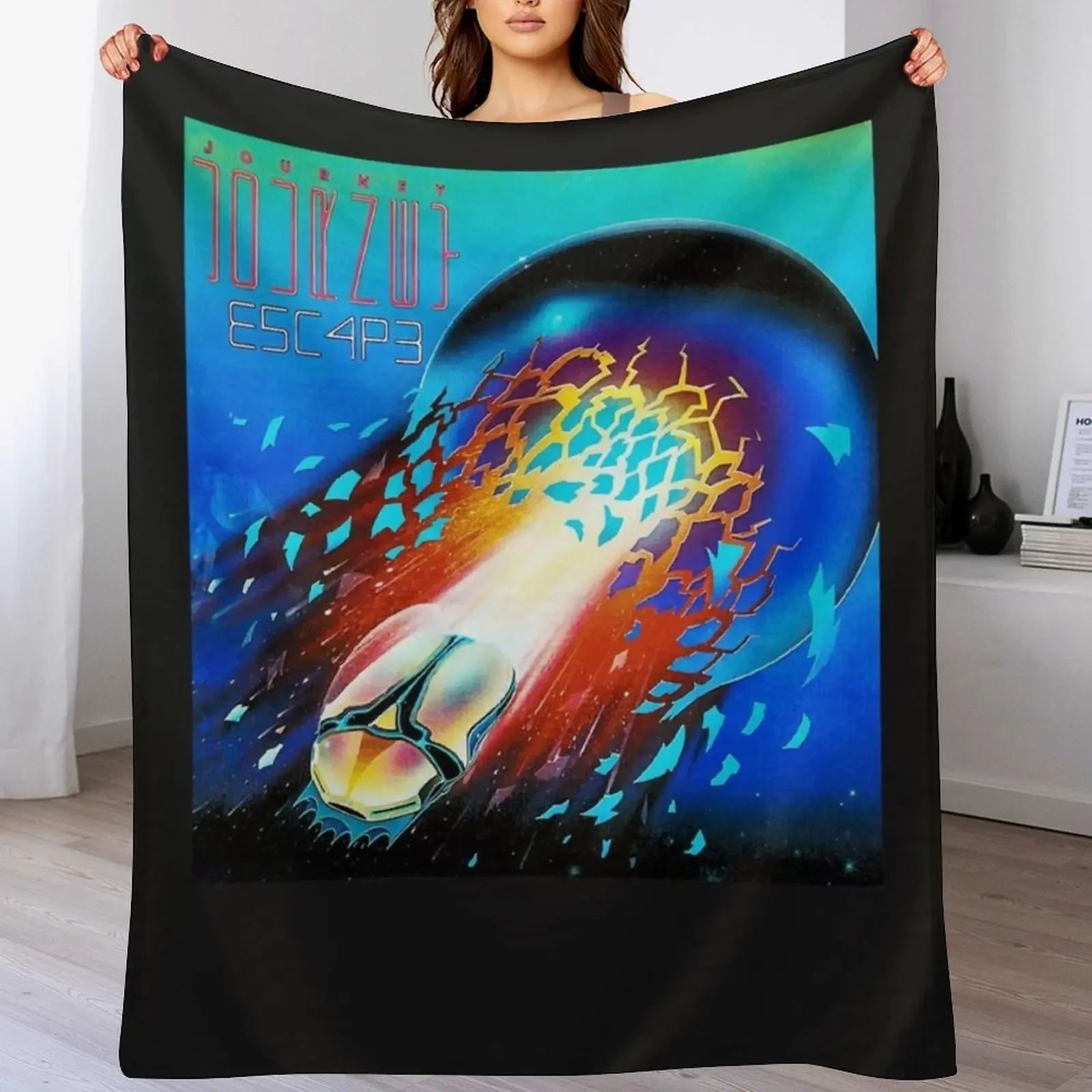 

Journey band escape oranye Throw Blanket Luxury St Plush warm winter funny gift Blankets