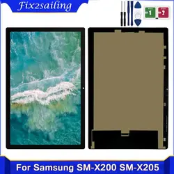 10.5'' For Samsung Galaxy Tab A8 10.5 (2021) SM-X200 SM-X205 X200 X205 LCD Display Touch Screen Digitizer Glass Panel Assembly