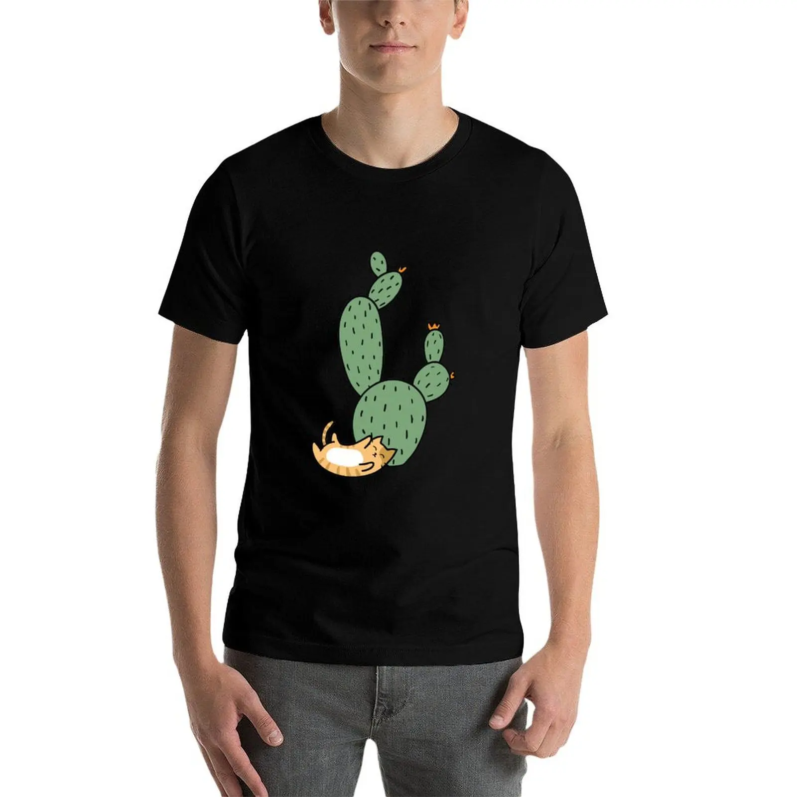

Cacti Cats T-Shirt t shirt men 100% cotton luxury brand t shirt man designer t shirts designer T-Shirt