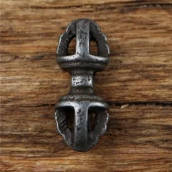Old Tibet Buddhism Meteorite Iron Tiantie Dorje Phurpa Vajra Faqi Statue Body Protection Statues