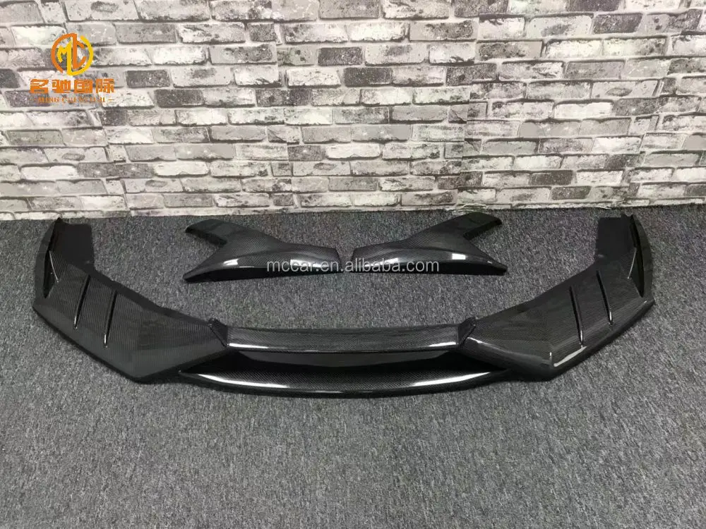 MS style For lamborghini Huracan LP610 carbon fiber front lip