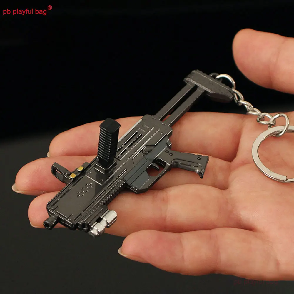 Mini Stopowy Brelok w Kształcie Małego Broni SMG-37, Gadżet do Gry, Dekoracja, 9cm, Figurki Akcji, Zabawki dla Dzieci, Prezent Urodzinowy ZG425