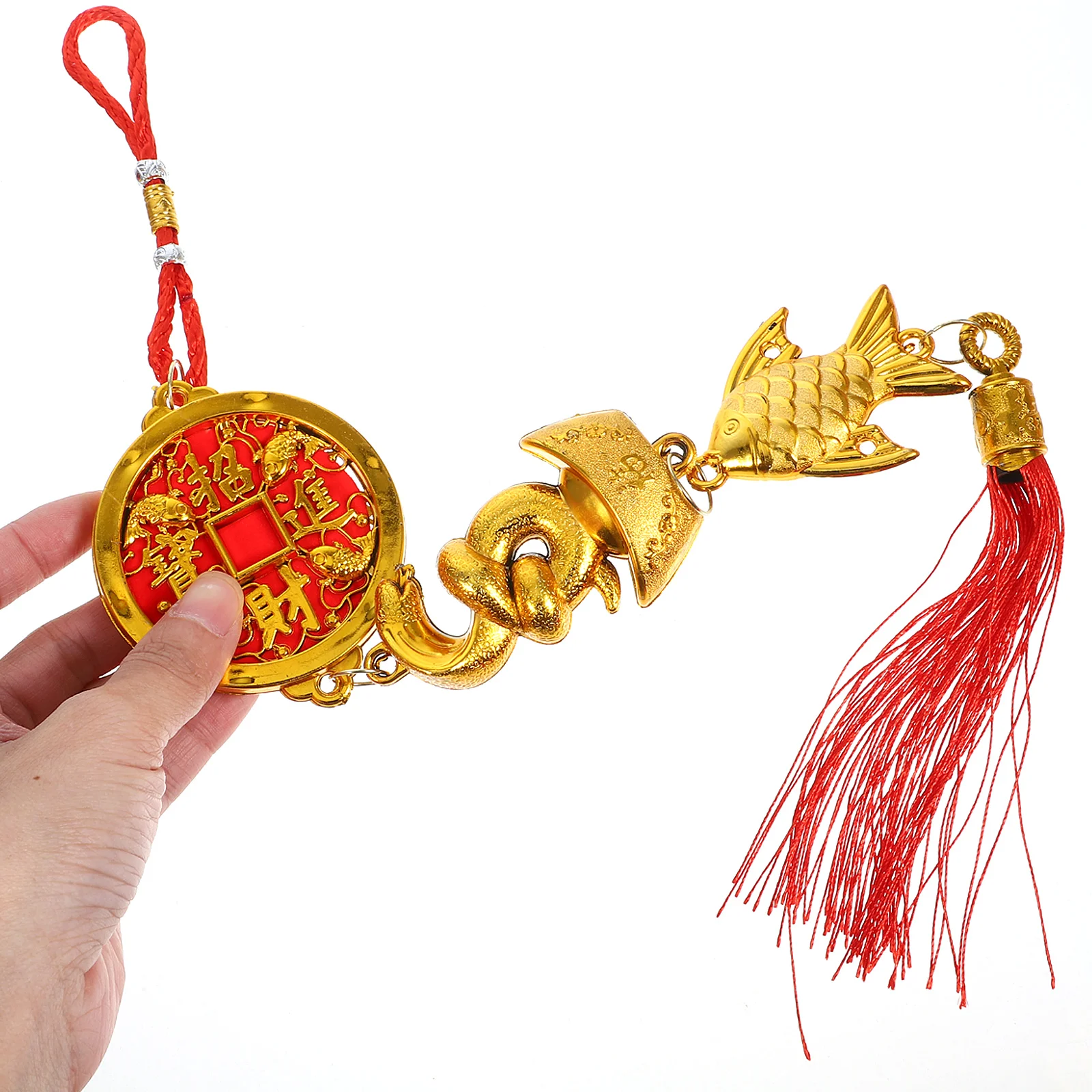 

6Pcs Spring Festival Hanging Ornaments Chinese New Year Snake Pendants Tassel Decorations for Living Room Car Front Door