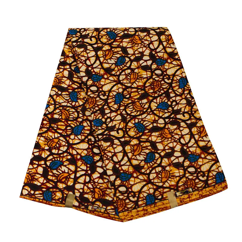 Bintarealwax Groothandel Afrika Stof 2025, Ankara Polyester Naaistof Lichte Kleur Materiaal voor Vrouwen Feestjurk FP 6390
