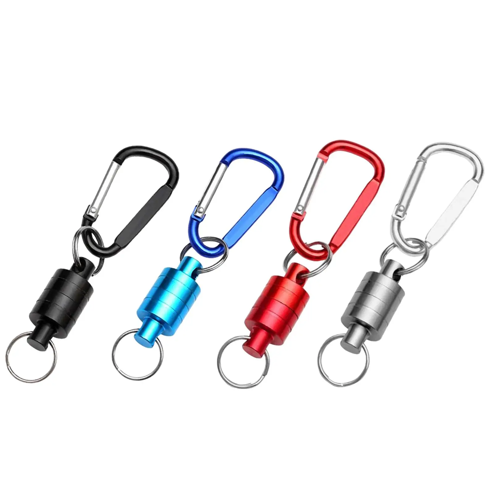 Carabiner Clip Keychain Accessories Metal Single Locking Snap Hook for Hiking Mountaineering Outdoor Rock Climbing Camping