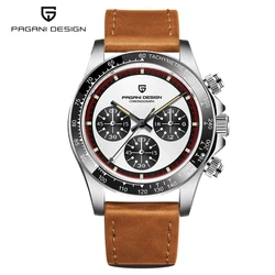 PAGANI DESIGN New 40MM Men Quartz Wristwatches Luxurious Sapphire glass Chronograph Stopwatch Japan VK63 Stainless Watch for Men