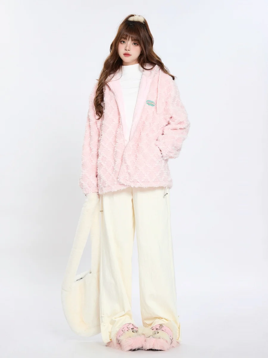 

Женское зимнее пальто ENJOG Sweet Sle: новый дизайн, свободный крой, теплое, с ушками кролика, из хлопка и полиэстера, длинное...