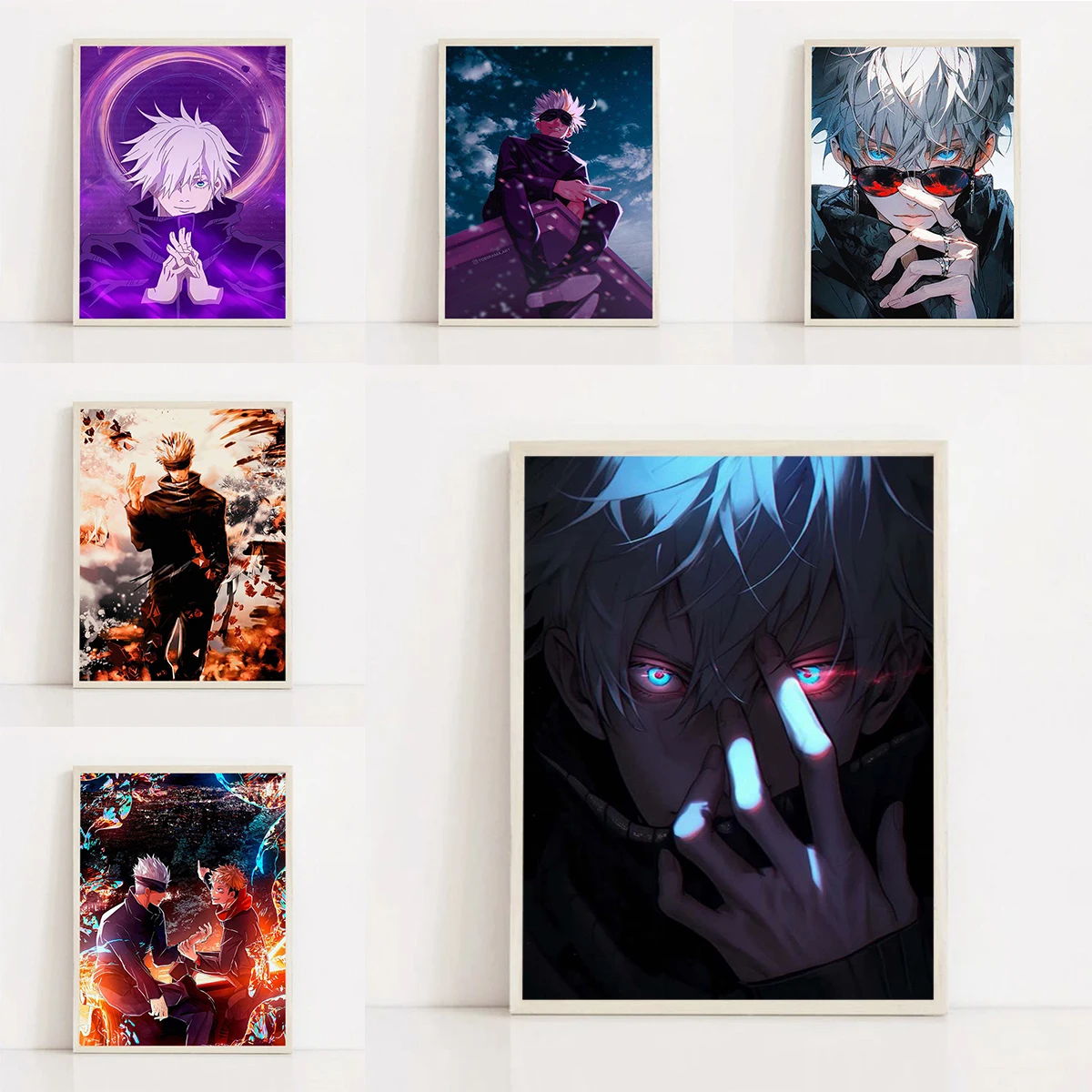 

Living Room Decoration Jujutsu Kaisen Anime Painting on Canvas Poster Posters for Wall Decororation Home and Decoration Art Home